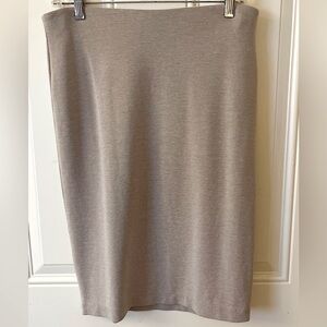 Philosophy Size 10 Tan Bodycon Pencil Skirt.